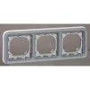 PLEXO IP55 ΠΛΑΙΣΙΟ ΧΩΝ. 3 ΜΗΧ. ΟΡΙΖ ΓΚΡΙ