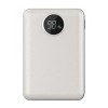Powerbank 10000mAh με οθόνη και 2 θύρες Λευκό V-TAC