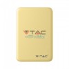 Powerbank 5000mAh Κίτρινο V-TAC