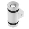 GloboStar® 93059 LED Φωτιστικό Τοίχου Αρχιτεκτονικού Φωτισμού Μονό Up Down Λευκό IP20 10 Watt 60° 1400lm 230V CREE Θερμό Λευκό Μ5 x Π6.5 x Υ11.2cm