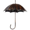 GloboStar® UMBRELLA 01406 Vintage Industrial Κρεμαστό Φωτιστικό Οροφής Πολύφωτο Μαύρο Καφέ Σκουριά Μεταλλικό Φ58 x Υ60cm