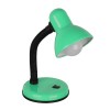 Μοντέρνο Επιτραπέζιο Φωτιστικό Γραφείου Μονόφωτο Μεταλλικό Πράσινο Λευκό με Διακόπτη ΟN/OFF GloboStar STUDENT GREEN 01533